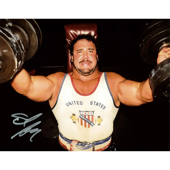 Ted Arcidi Weight lift 8x10 - Autographed