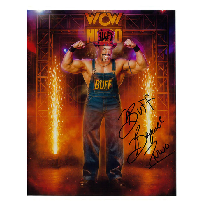 Buff Bagwell AsylumGFX Metallic 8x10 Promo - AUTOGRAPHED