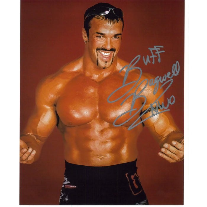Buff Bagwell Red Background 8x10 Promo - AUTOGRAPHED