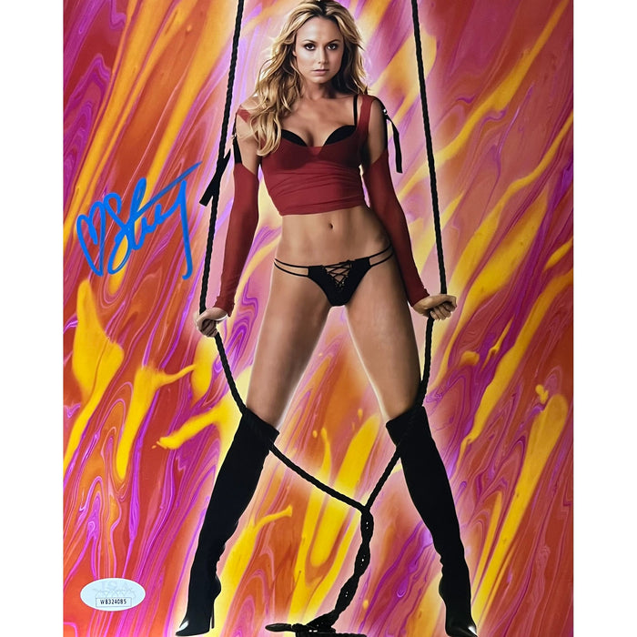 Stacy Keibler 8x10 Metallic Promo - JSA Autographed
