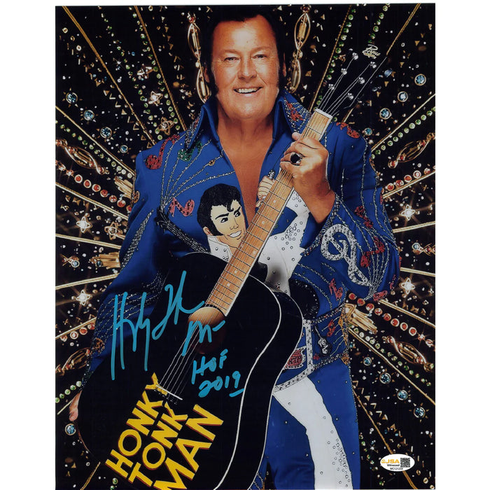 Honky Tonk Man MSC Metallic 8x10 Promo - JSA AUTOGRAPHED