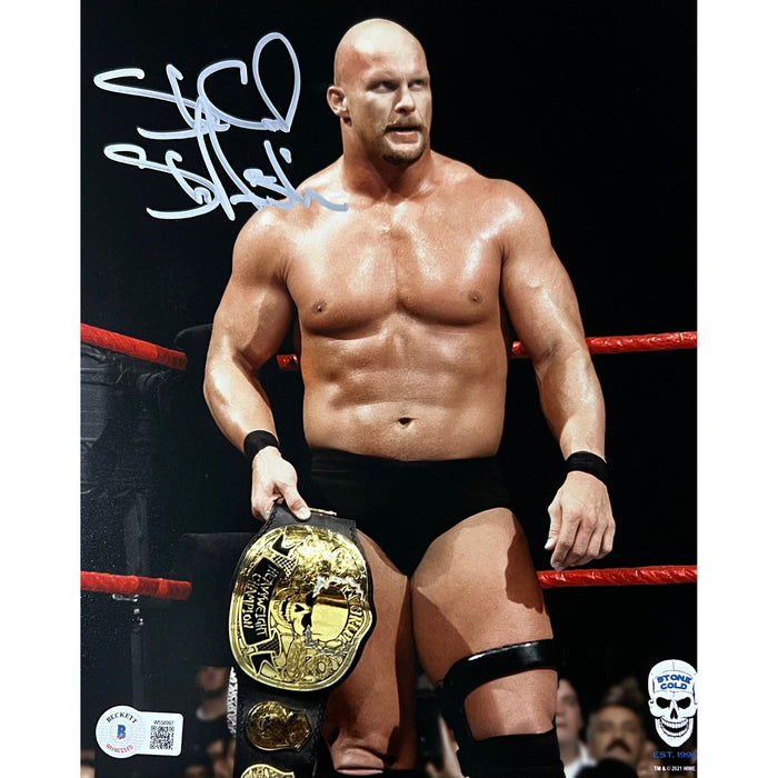 Stone Cold Steve Austin Promo - Beckett Autographed