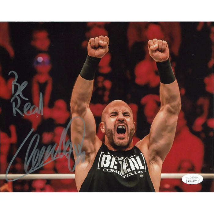 Claudio Castagnoli Arms Up 8 x 10 Promo - JSA Autographed