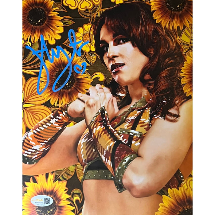 Jamie Hayter Metallic 8x10 Promo - JSA Autographed