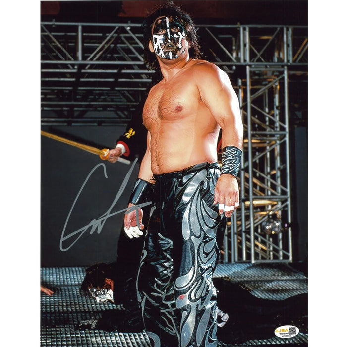 The Great Muta 8x10 Promo - JSA Autographed