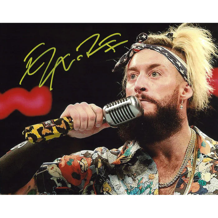 Enzo Amore Microphone 8 x 10 Promo - Autographed
