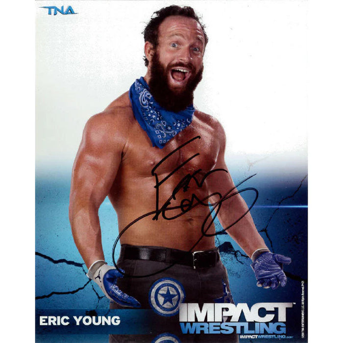 Eric Young IMPACT 8x10 Promo - Autographed