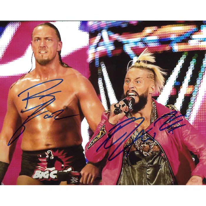Enzo Amore & Big Cass Red 8 x 10 Promo - Dual Autographed