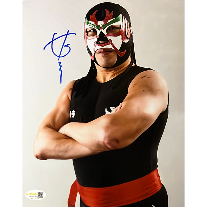Great Sasuke 8x10 Promo - JSA Autographed