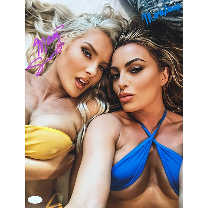 Mandy Sacs & Macey Estrella 11x14 Poster - JSA Dual Autographed
