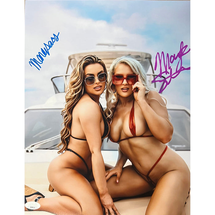 Mandy Sacs & Macey Estrella 11x14 Poster - JSA Dual Autographed