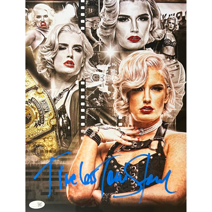 Timeless Toni Storm 11x14 Metallic Poster - JSA Autographed