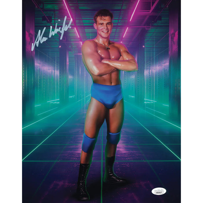 Alex Wright AsylumGFX METALLIC 11 x 14 Poster - JSA AUTOGRAPHED