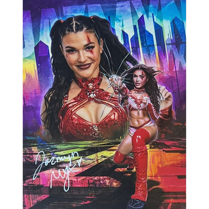 Jazmyn Nyx Metallic 8x10 Promo - Autographed