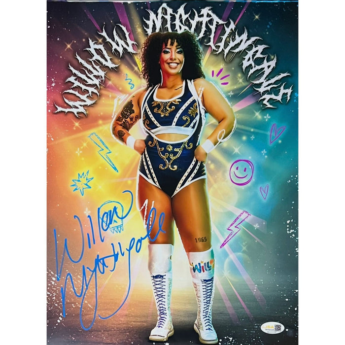 Willow Nightingale Metallic 8x10 Promo - JSA Autographed