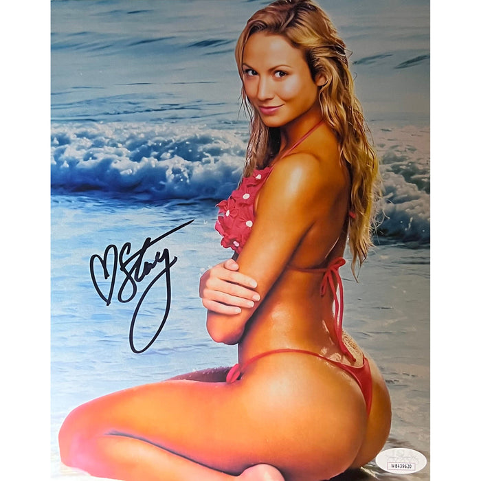 Stacy Keibler 8x10 Metallic Promo - JSA Autographed