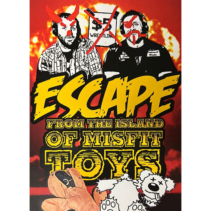 5 Dollar Wrestling - Escape From The Island Of Misfit Toys - DVD-R