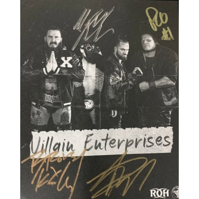 Villain Enterprises ROH Promo - Quad Autographed