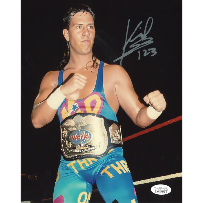 Sean Waltman as 1-2-3 Kid Tag Title 8 x 10 Promo - JSA AUTOGRAPHED