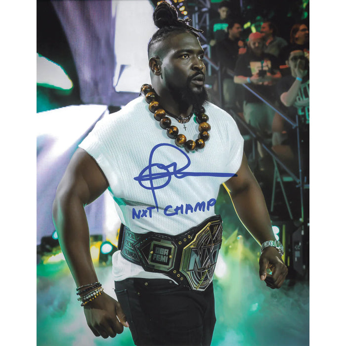 Oba Femi White Shirt 8 x 10 Promo - AUTOGRAPHED