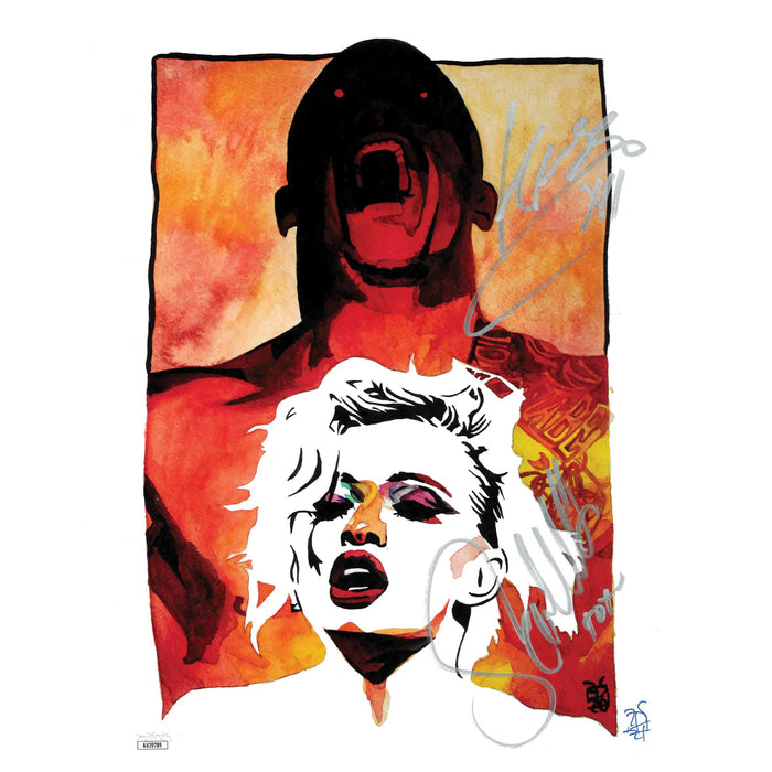 Karrion Kross & Scarlett Bordeaux Schamberger 11 x 14 Poster - JSA DUAL AUTOGRAPHED