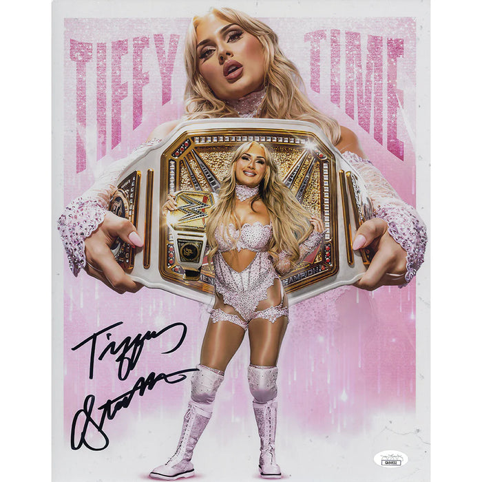 Tiffany Stratton TT WC AsylumGFX METALLIC 8 x 10 Promo - JSA AUTOGRAPHED