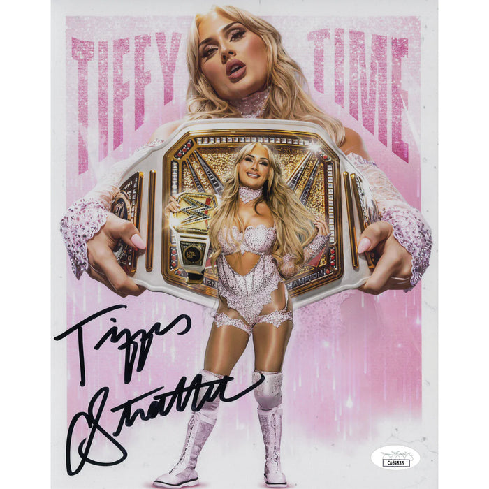 Tiffany Stratton TT WC AsylumGFX METALLIC 11 x 14 Poster - JSA AUTOGRAPHED
