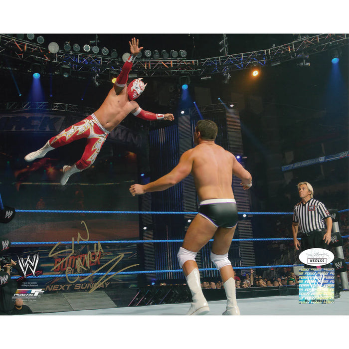 Sin Cara Flying Crossbody PF 8 x 10 Promo - JSA AUTOGRAPHED