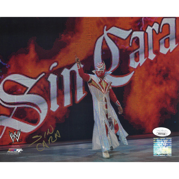 Sin Cara Entrance PF 8 x 10 Promo - JSA AUTOGRAPHED