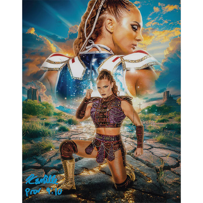Kamille AsylumGFX METALLIC 8 x 10 Promo - AUTOGRAPHED