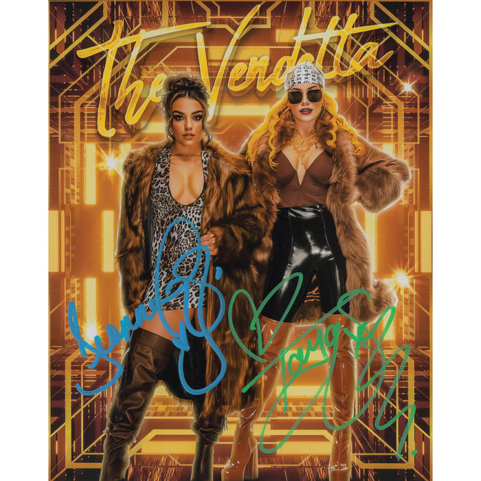The Vendetta AsylumGFX METALLIC 8 x 10 Promo - DUAL AUTOGRAPHED
