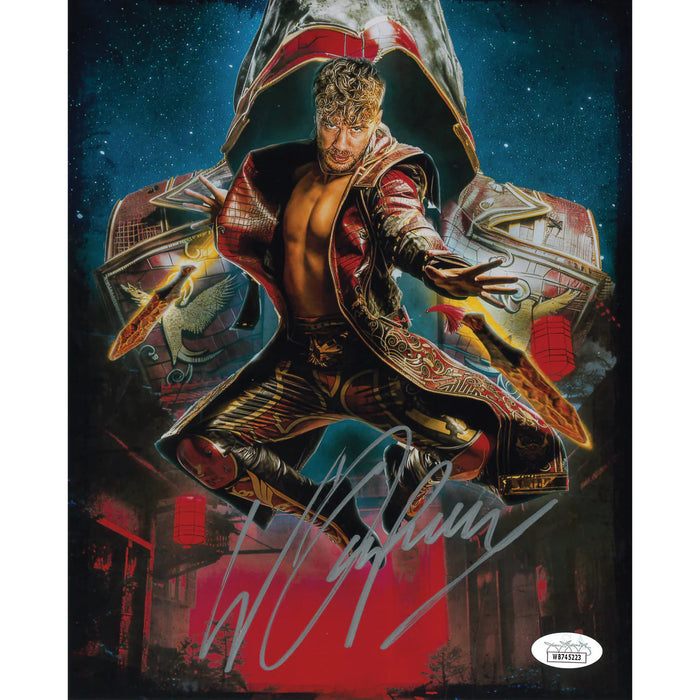 Will Ospreay AsylumGFX METALLIC 8 x 10 Promo - JSA AUTOGRAPHED