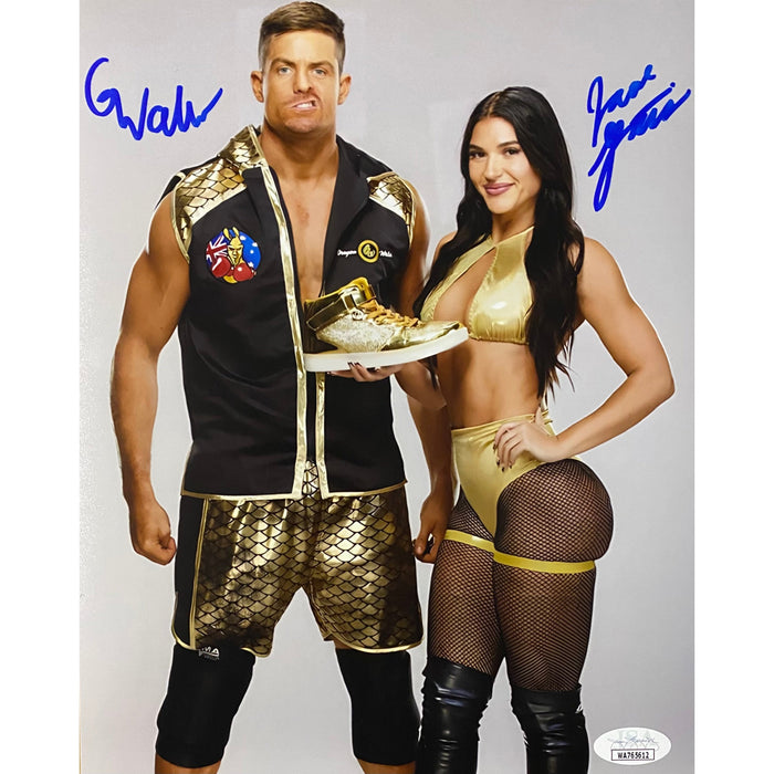 Grayson Waller & Jade Gentile Promo - JSA Dual Autographed