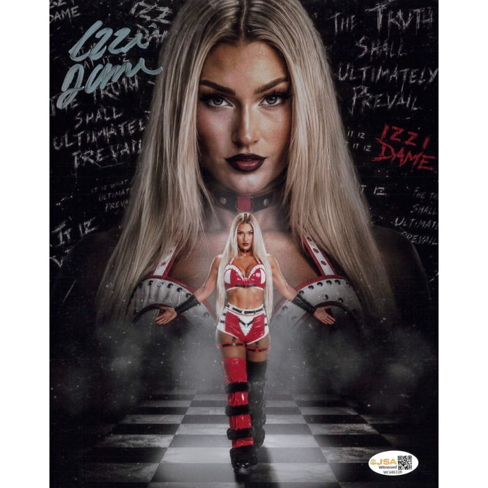 Izzy Dame 8x10 Metallic Promo - JSA Autographed