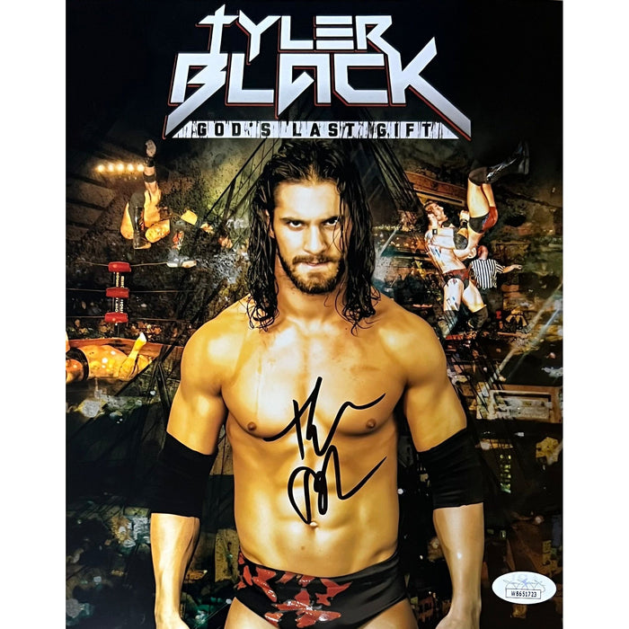 Tyler Black AsylumGFX METALLIC 8 x 10 Promo - JSA AUTOGRAPHED