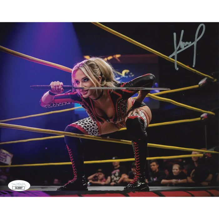 Karmen Petrovic TNA Katana 8 x 10 Promo - JSA AUTOGRAPHED