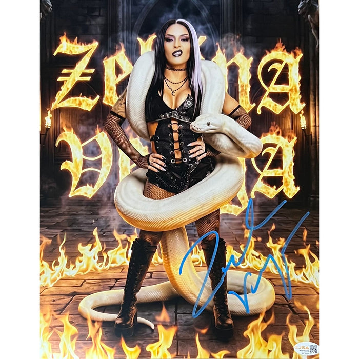Zelina Vega 11x14 Metallic Poster - JSA Autographed