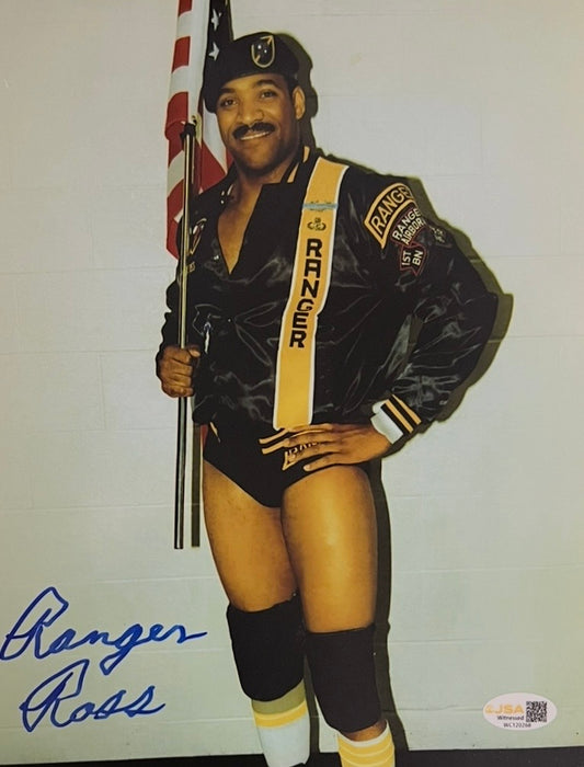 Ranger Ross 8x10 Promo - JSA Autographed