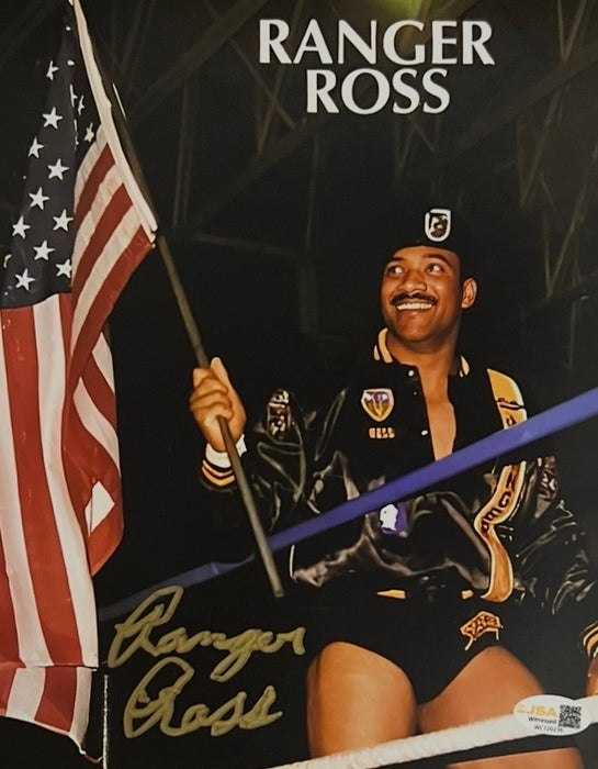 Ranger Ross 8x10 Promo - JSA Autographed