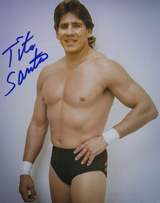 Tito Santana 8x10 Promo - Autographed