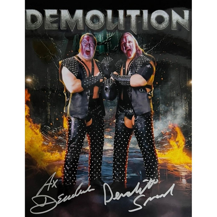 Demolition 8x10 Metallic Promo - Autographed