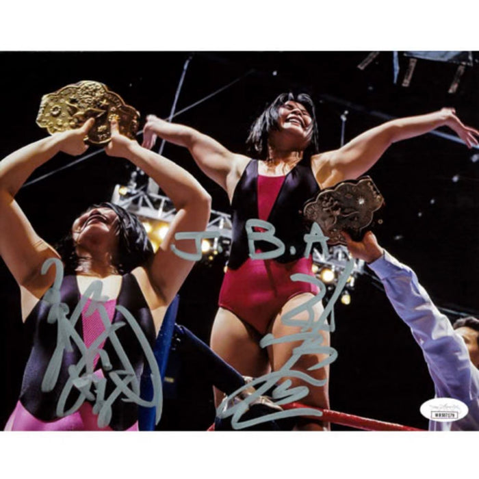 Jumping Bomb Angels 8x10 Promo - JSA Dual Autographed