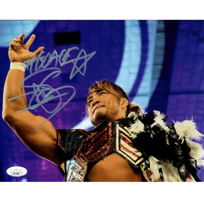 Hiroshi Tanahashi 8x10 Promo - JSA Autographed