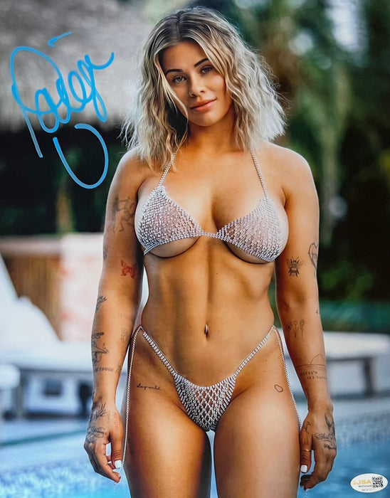 Paige VanZant 11x14 Metallic Poster - JSA Autographed