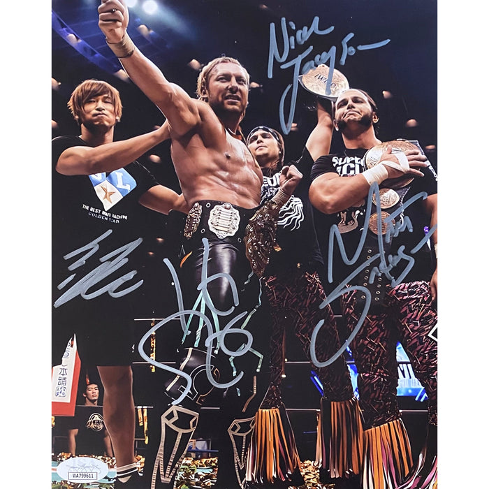 Kenny Omega , Kota Ibushi & The Young Bucks Promo - JSA Quad Autographed