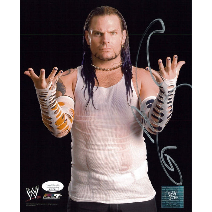 Jeff Hardy 8x10 WWE PF Promo - JSA Autographed