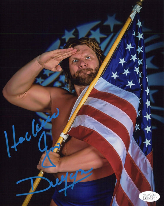 Hacksaw Jim Duggan 8x10 Promo - JSA Autographed