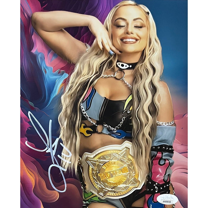 Liv Morgan Metallic 8 x 10 Promo - JSA Autographed
