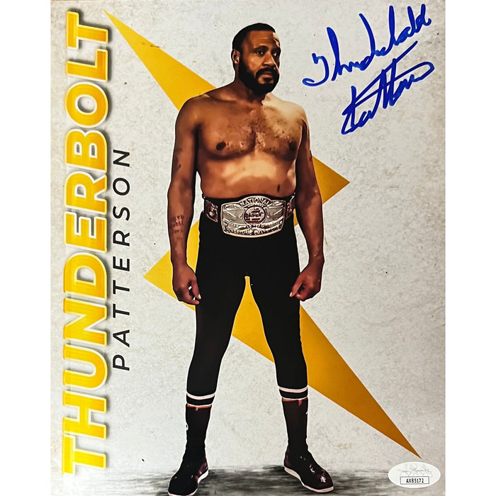 Thunderbolt Patterson Metallic 8 x 10 Promo - JSA Autographed