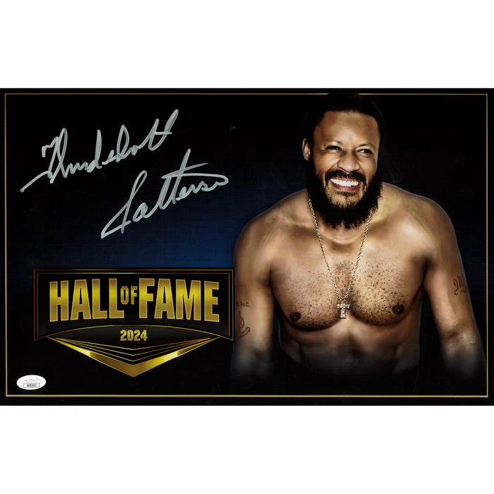 Thunderbolt Patterson Hall of Fame 11 x 17 Poster - JSA AUTOGRAPHED